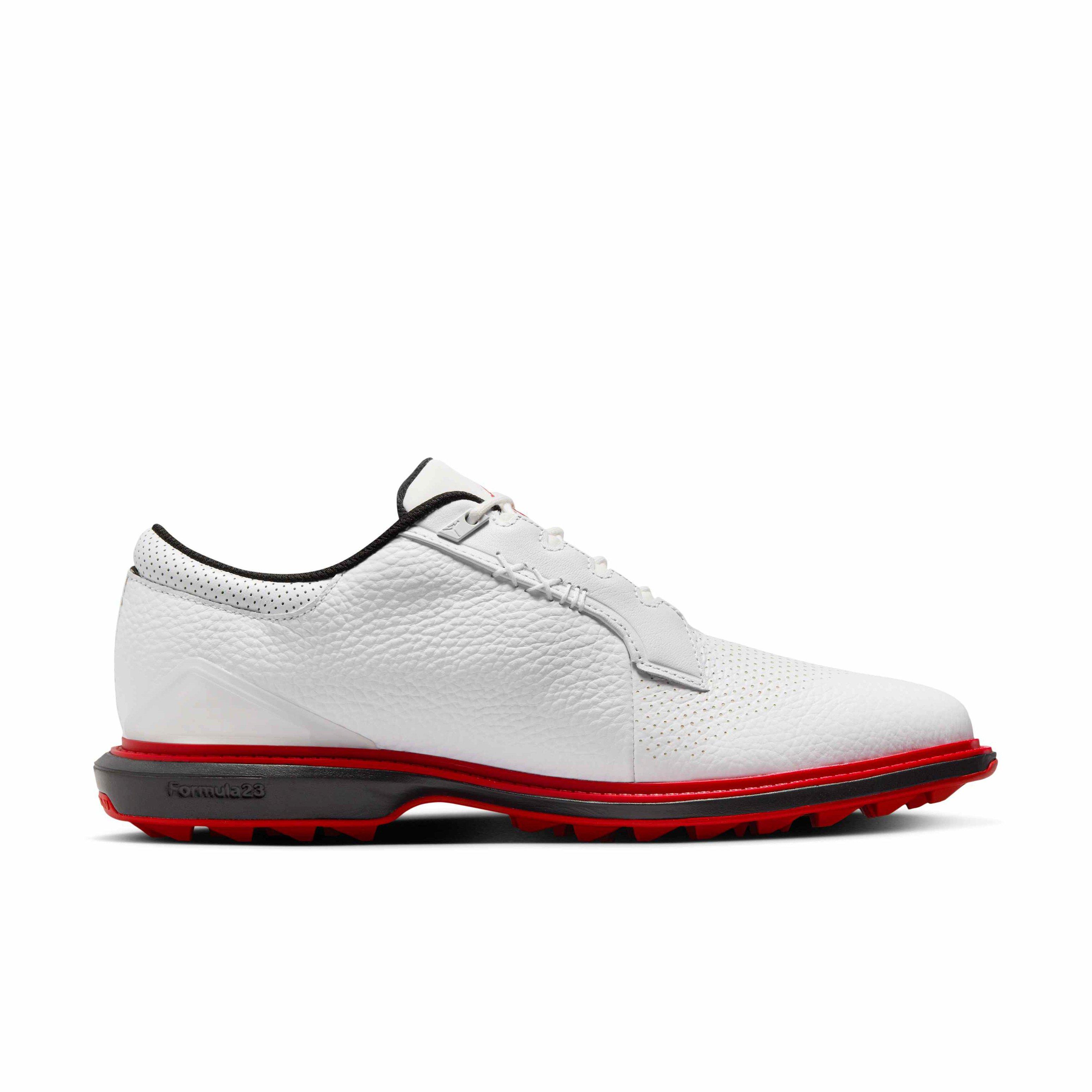 Jordan ADG 5 "White/Black/Varsity Red" Men's Golf Shoe